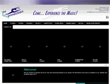 Tablet Screenshot of danceconnectiononline.com